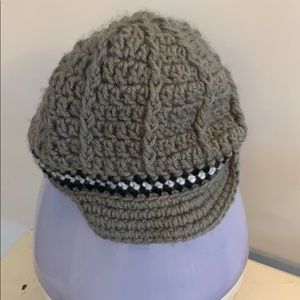 Hand made paperboy style hat toddler.